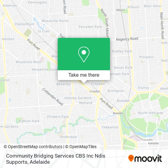 Community Bridging Services CBS Inc Ndis Supports map