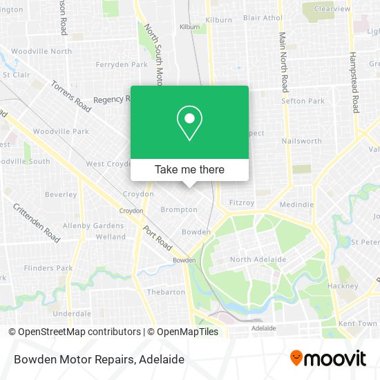 Bowden Motor Repairs map