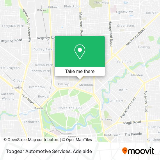 Topgear Automotive Services map