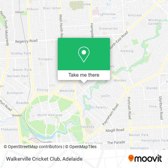 Walkerville Cricket Club map