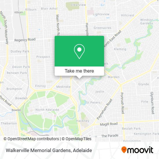 Walkerville Memorial Gardens map