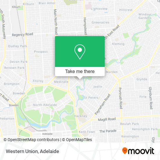Western Union map