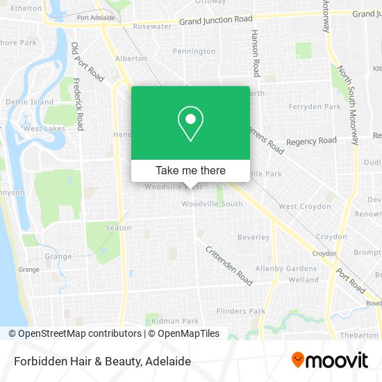 Forbidden Hair & Beauty map