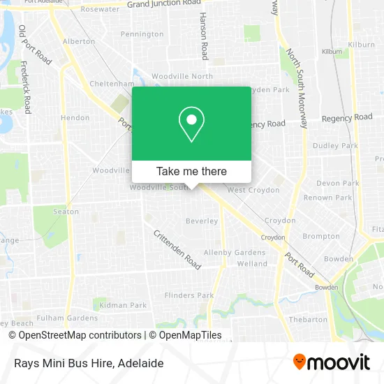 Mapa Rays Mini Bus Hire