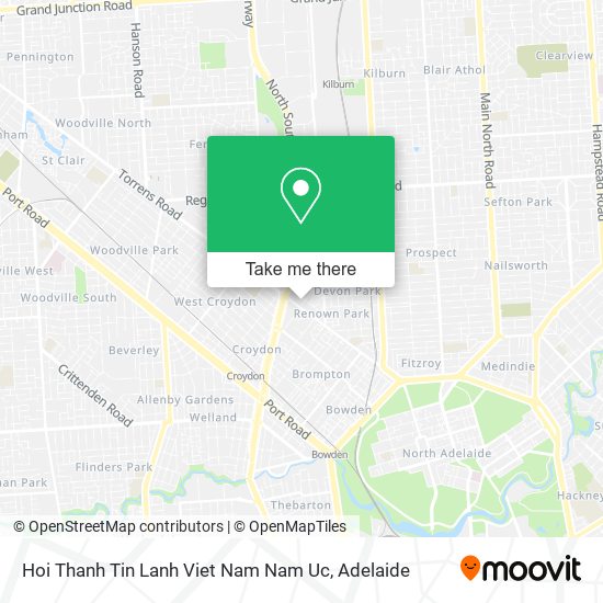 Hoi Thanh Tin Lanh Viet Nam Nam Uc map