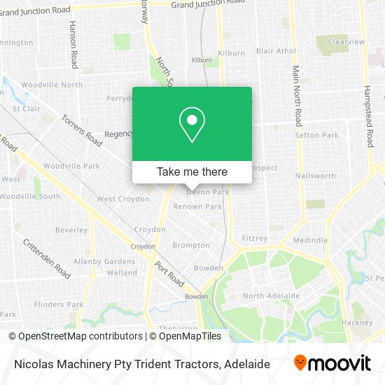 Nicolas Machinery Pty Trident Tractors map