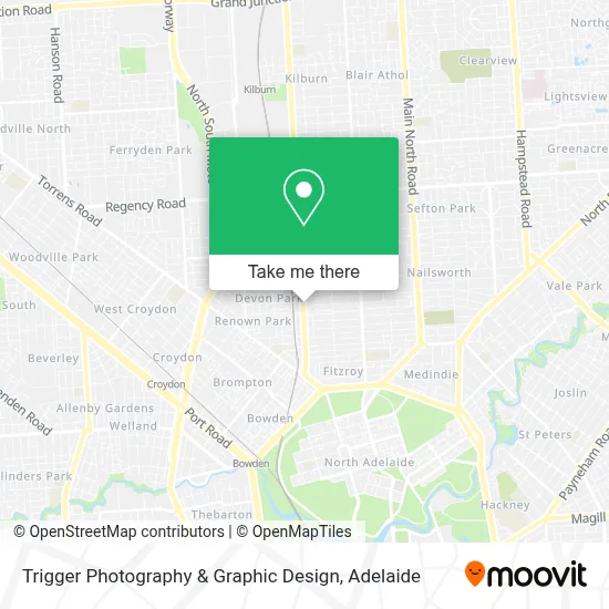 Mapa Trigger Photography & Graphic Design