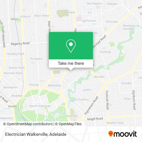 Mapa Electrician Walkerville