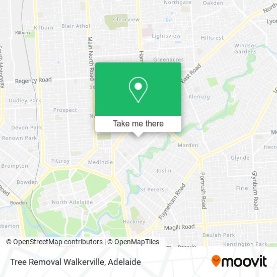 Tree Removal Walkerville map