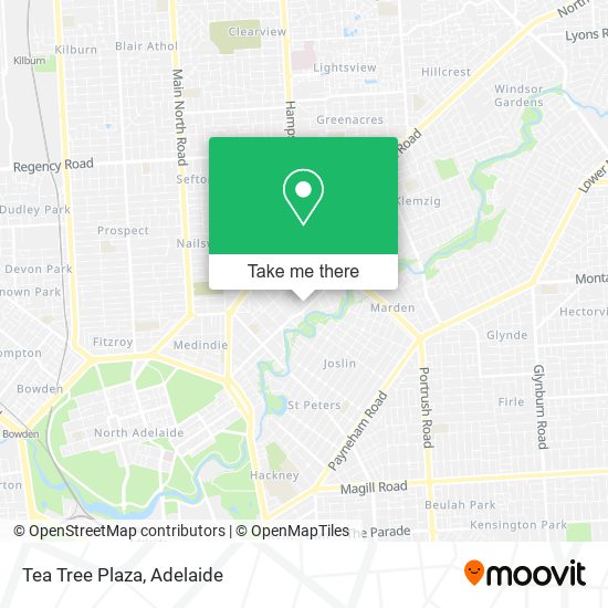 Tea Tree Plaza map