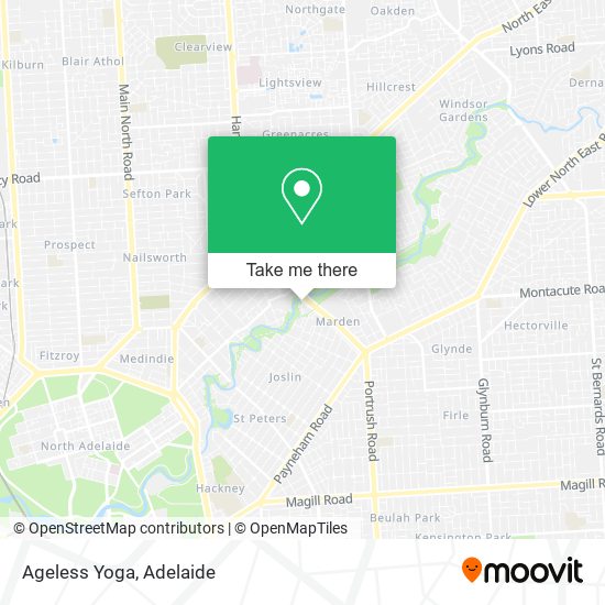 Mapa Ageless Yoga