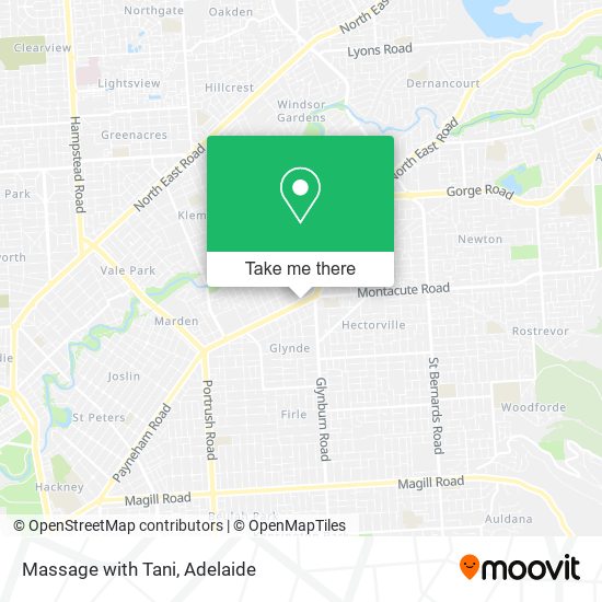Massage with Tani map