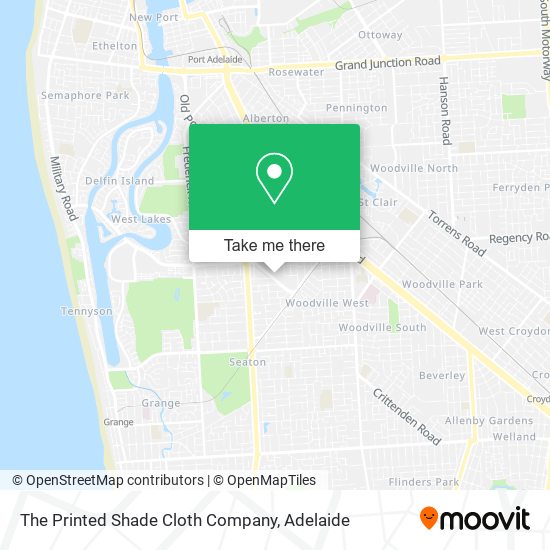 The Printed Shade Cloth Company map
