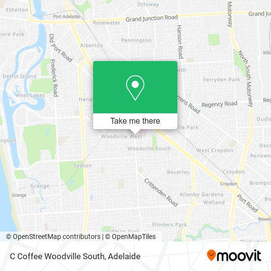 C Coffee Woodville South map