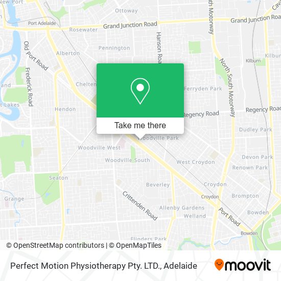 Mapa Perfect Motion Physiotherapy Pty. LTD.