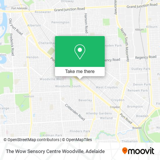 The Wow Sensory Centre Woodville map