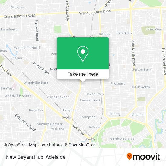 New Biryani Hub map