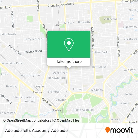 Adelaide Ielts Academy map