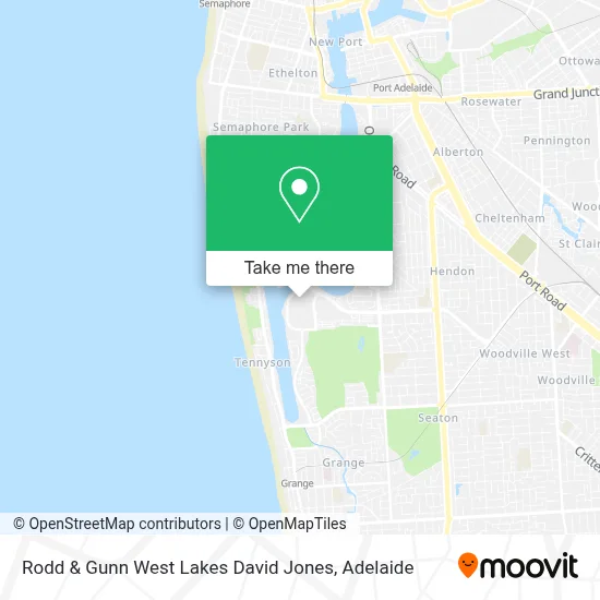 Mapa Rodd & Gunn West Lakes David Jones