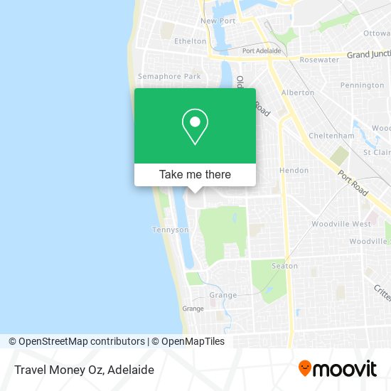 Travel Money Oz map