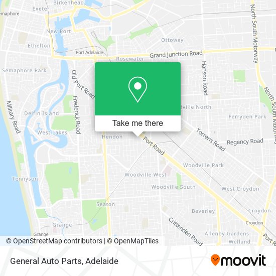 General Auto Parts map