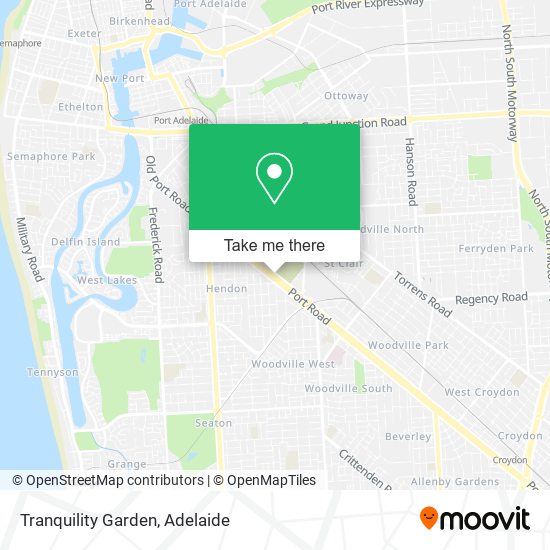 Tranquility Garden map