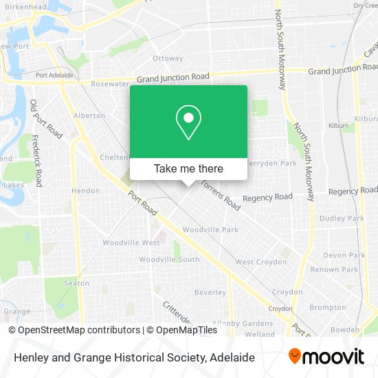 Henley and Grange Historical Society map