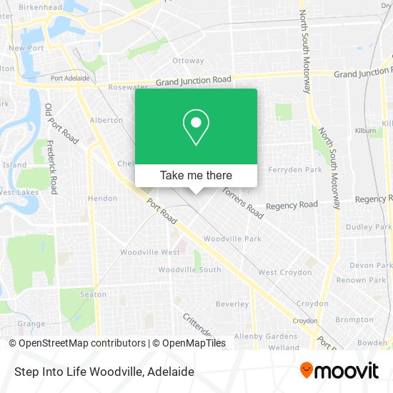 Step Into Life Woodville map