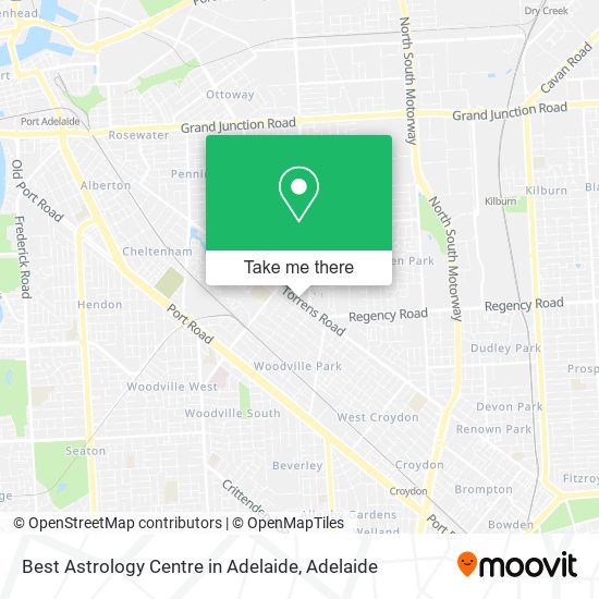Mapa Best Astrology Centre in Adelaide