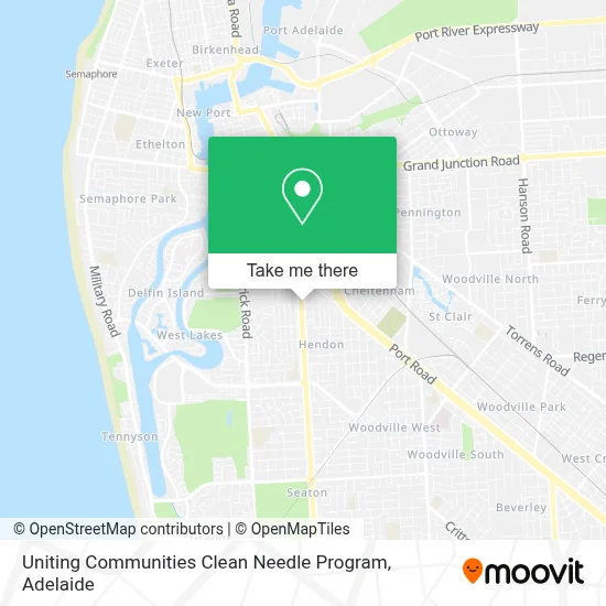 Mapa Uniting Communities Clean Needle Program