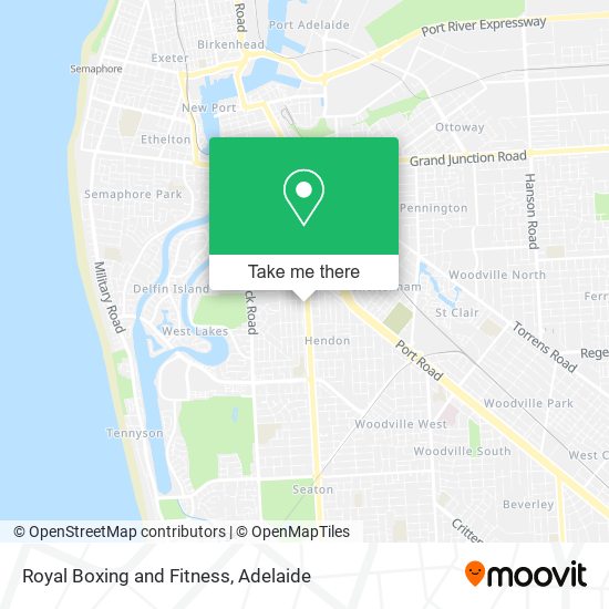 Mapa Royal Boxing and Fitness