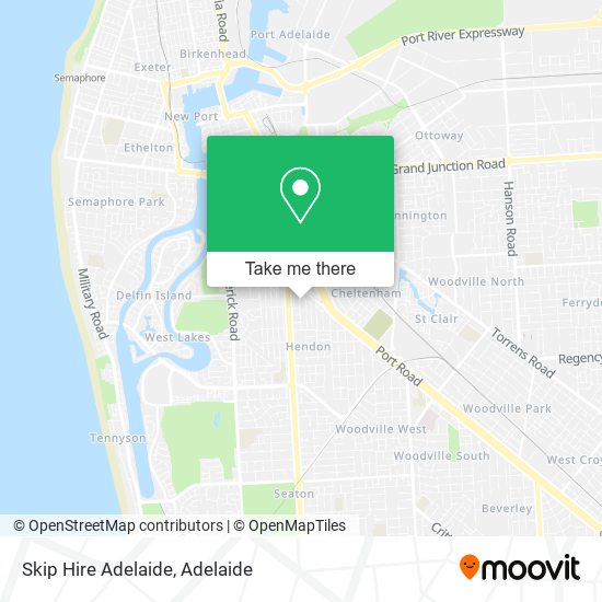 Mapa Skip Hire Adelaide