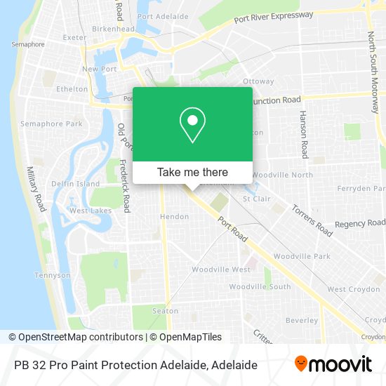 PB 32 Pro Paint Protection Adelaide map