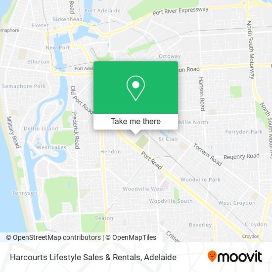 Harcourts Lifestyle Sales & Rentals map