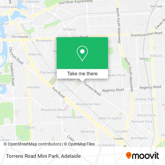 Mapa Torrens Road Mini Park