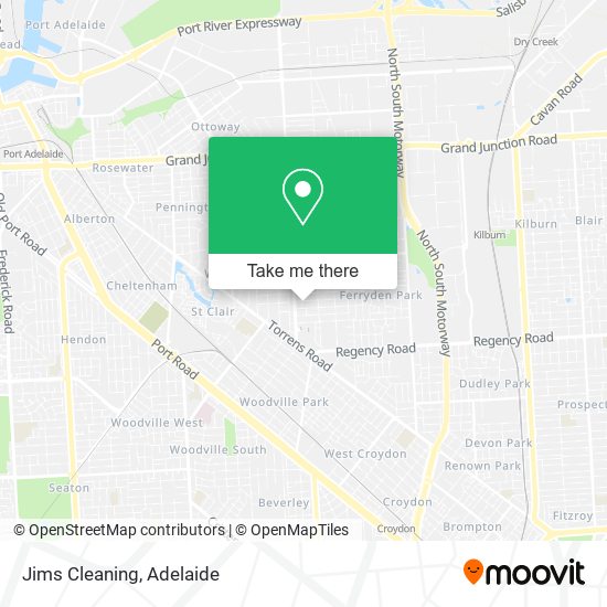 Jims Cleaning map