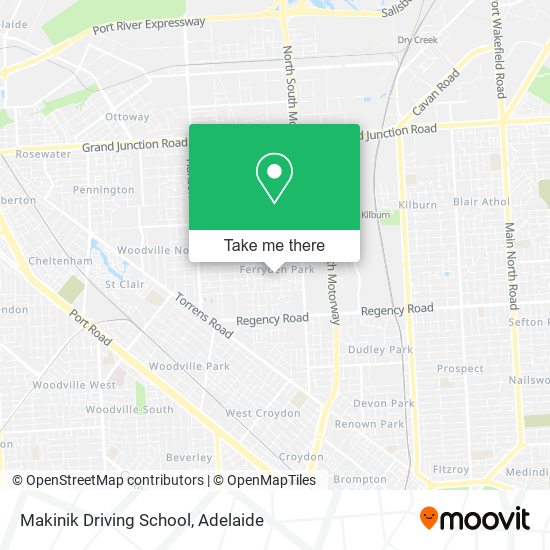 Makinik Driving School map