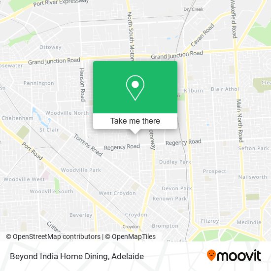 Beyond India Home Dining map