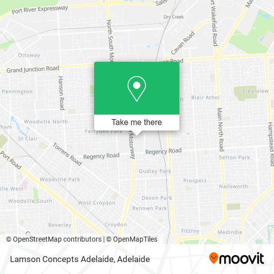 Mapa Lamson Concepts Adelaide