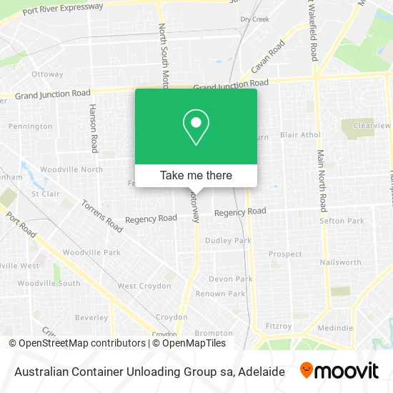 Australian Container Unloading Group sa map