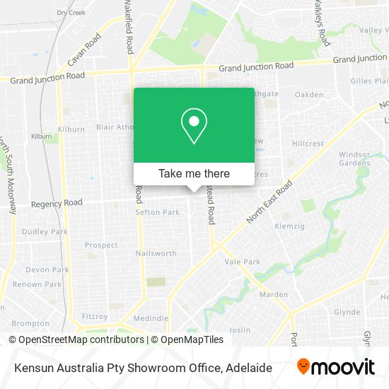 Kensun Australia Pty Showroom Office map