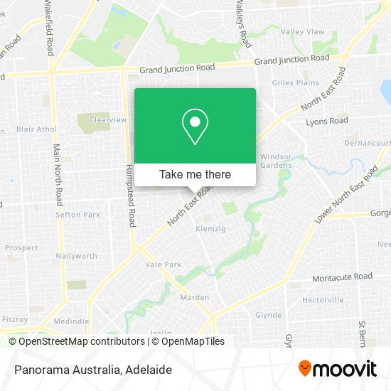 Panorama Australia map