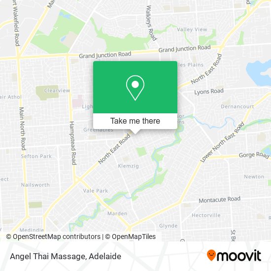 Angel Thai Massage map