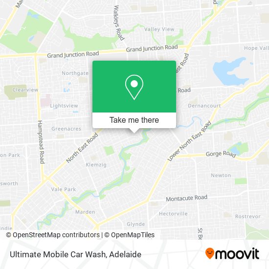 Mapa Ultimate Mobile Car Wash