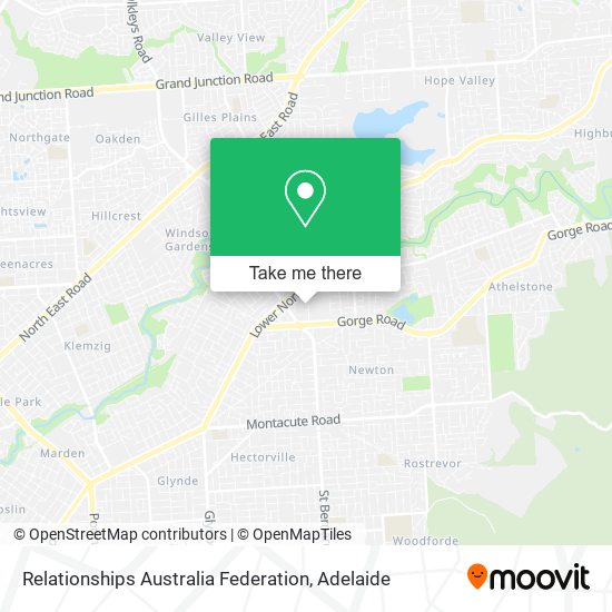 Relationships Australia Federation map