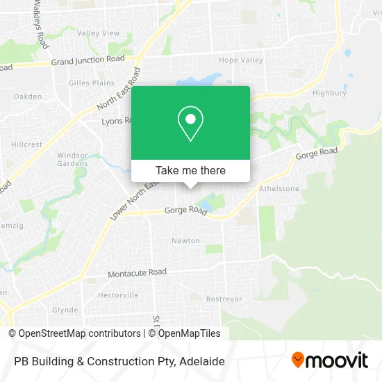 Mapa PB Building & Construction Pty