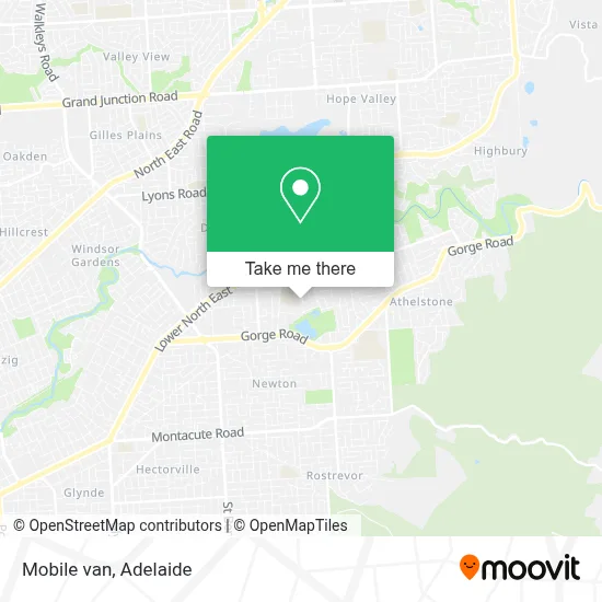 Mapa Mobile van
