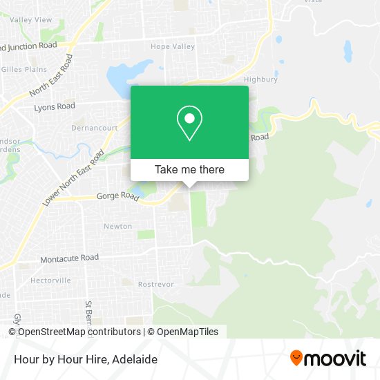 Hour by Hour Hire map