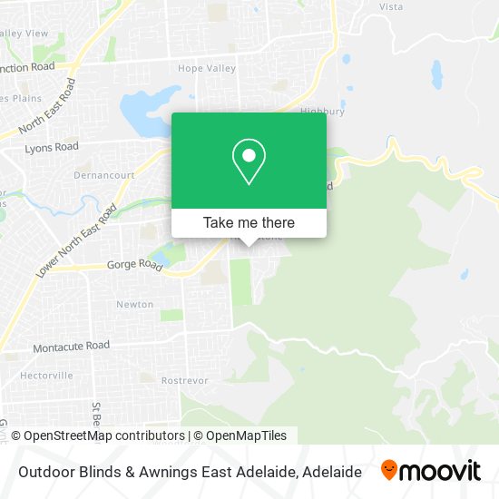 Outdoor Blinds & Awnings East Adelaide map