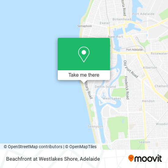 Beachfront at Westlakes Shore map